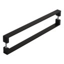 Ver imagem 3 de Puxador De Porta Pivotante Alumínio Inoxidável Preto 90cm