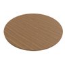 Tampo de Mesa em MDF de 15mm Redondo Freijó 120cm - Rimo - 1