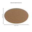 Ver imagem 3 de Tampo de Mesa em MDF de 15mm Redondo Freijó 120cm - Rimo