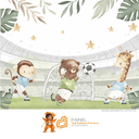 Ver imagem 2 de Painel Safari Aquarela-md17