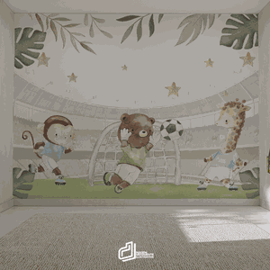 Painel Safari Aquarela-md17