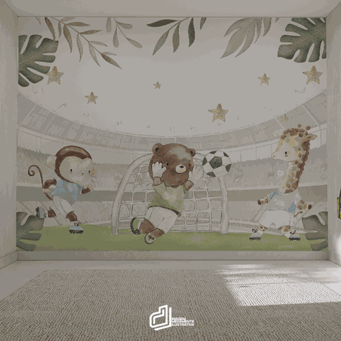 Painel Safari Aquarela-md17