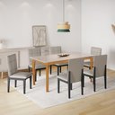 Ver imagem 4 de Mesa de Jantar Alegra 6 Lugares Retangular MDF 180x90cm Cinamomo JCM Movelaria