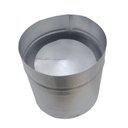 Ver imagem 2 de Chapéu Chaminé Canhão Sputinik Galvanizado 120mm - Volpato, Tamanho: 120mm