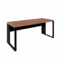 Ver imagem 4 de Escrivaninha Industrial 170cm X 60cm Pés Metal F5 Office