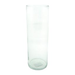Vaso de Vidro Tubo 30x10cm Transparente Decoração Elegante e Minimalista para Arranjos Florais - 1