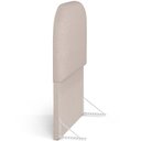 Ver imagem 6 de Cabeceira Cama Box 100cm Orgânica Lanna W01 Linho Bege - Lyam Decor