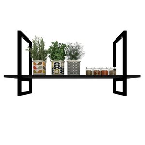 Prateleira Suspensa Industrial Teto Cozinha nichos para cozinha nicho industrial nichos para cozinha