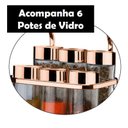 Ver imagem 3 de Suporte Porta Condimentos e Temperos 6 Galhetas Cobre para Barra - 2808rg - Future