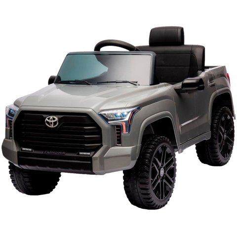 Mini Caminhonete Carro Elétrico Infantil Toyota Tundra Bateria 12V Cinza Importway Bw-280CZ Bw-280CZ
