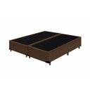 Ver imagem 1 de Base Box Queen Bipartido Homequeen Suede Marrom 40x158x198