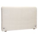 Ver imagem 5 de Kit Cama Box Queen Size + Cabeceira Orgânica Moscou 160cm Bouclê - Sofa Store:bouclê Bege Marfim