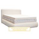 Ver imagem 3 de Kit Cama Box Queen Size + Cabeceira Orgânica Moscou 160cm Bouclê - Sofa Store:bouclê Bege Marfim