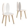 Conjunto Mesa Quadrada com Duas Cadeiras Coelho - 2