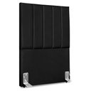 Ver imagem 1 de Cabeceira Solteiro 90 Cm com Frame Dalia Corino Preto Artte