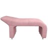 Maca Estofada Julia para Estetica Facial Sombrancelha Suede Rosa Bebe - 4