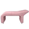Maca Estofada Julia para Estetica Facial Sombrancelha Suede Rosa Bebe - 3