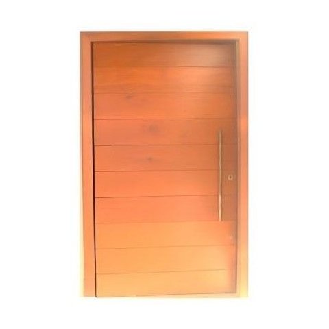 Porta Pivotante em Garapeira C Puxador Metálico 1,00 X 2,10 M L X a