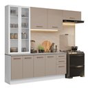 Ver imagem 2 de Armário de Cozinha Completa 270cm Branco/crema Agata Madesa 11