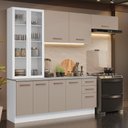 Ver imagem 1 de Armário de Cozinha Completa 270cm Branco/crema Agata Madesa 11
