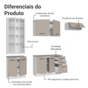 Ver imagem 5 de Armário de Cozinha Completa 270cm Branco/crema Agata Madesa 11