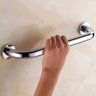 Barra Alça Apoio 50cm Aço Inox Kit 8 Uni Idoso Gestante Cadeirante Acessibilidade Box Banheiro Escad - 3
