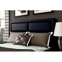 Ver imagem 1 de Cabeceira Cama Box Estofada Casal New York Courano Preto - Probel