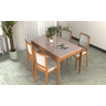 Mesa de Jantar Extensível 1.20 a 1.60 Pés Madeira Flip:mel/off White - 3