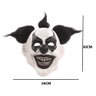 Mascara Halloween Palhaco Dexter Preta e Branca - 2