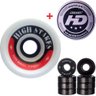 Roda Dizzy High Stakes 69mm 78A + Rolamento Hondar Ceramic Preto - 1