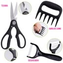 Ver imagem 3 de Conjunto de Facas 8 Pcs Profissional Churrasco Cozinha Inox