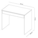 Ver imagem 4 de Mesa para Computador Facility 1 Gaveta Branco - Demóbile