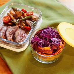 Jogo de 6 Tigela de Vidro com Tampa Plástica 600ml Marinex Americana Média Colorida - 2