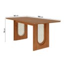 Ver imagem 4 de Conjunto Sala de Jantar 1 Mesa Retangular Tali 180cm 6 Cadeiras Miriti CabeCasa MadeiraOriginals