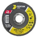 Ver imagem 3 de Caixa com 10 Discos de Lixa Flap 4.1/2" Grão 40 Fertak
