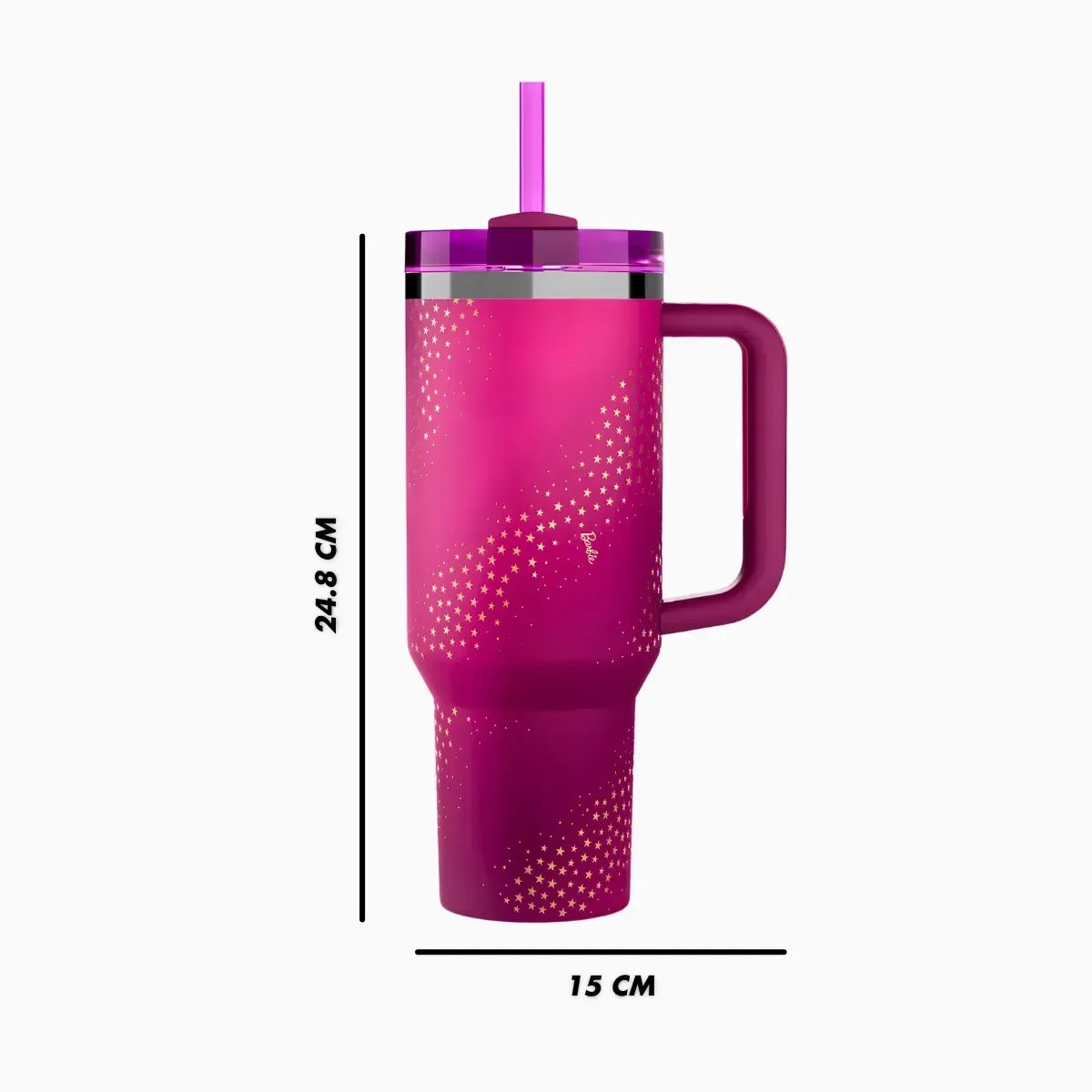 Copo Serie Inox 1.18l Quencher Superstar Rosa - 4