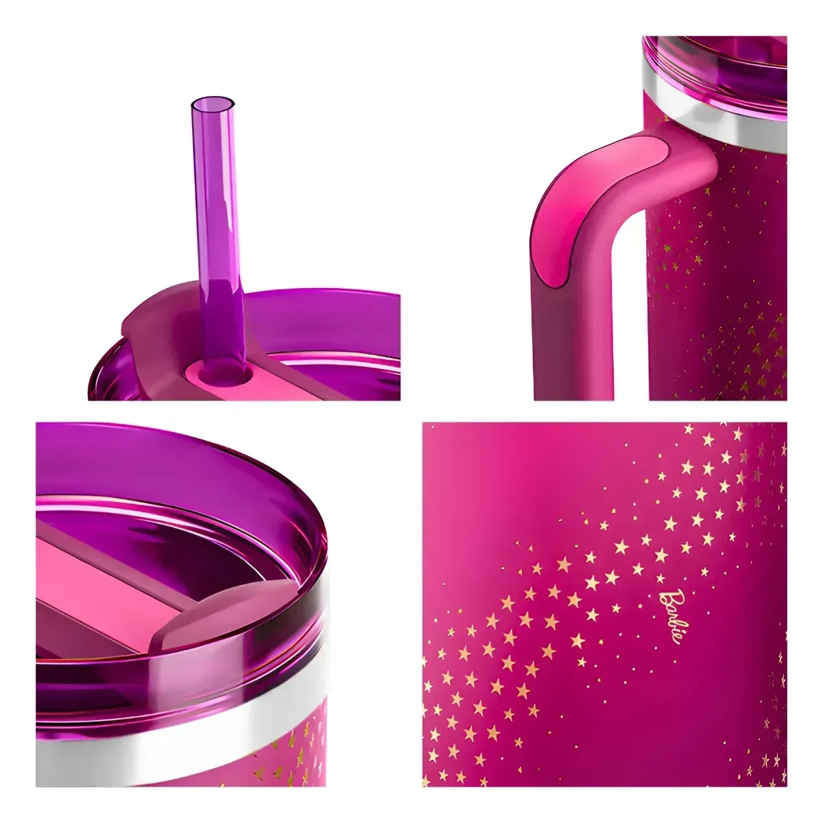 Copo Serie Inox 1.18l Quencher Superstar Rosa - 3