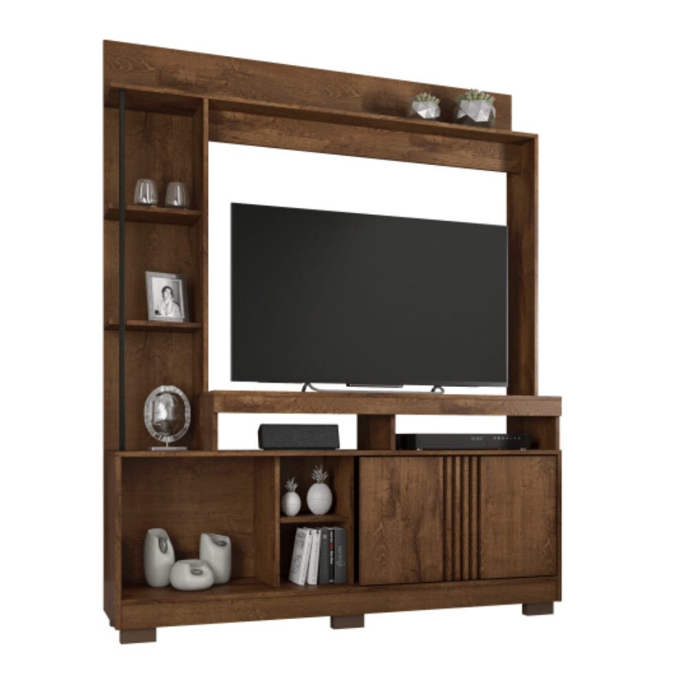 Estante Home Sedução TV até 49 Polegadas JCM Movelaria Cacau - 1