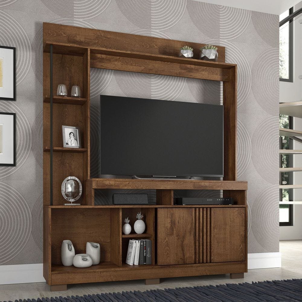 Estante Home Sedução TV até 49 Polegadas JCM Movelaria Cacau - 2
