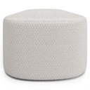Ver mais imagens de Kit 02 Puffs Decorativos Orgânico para Living Quarto 140cm Doha W01 Bouclê Cru - Lyam Decor