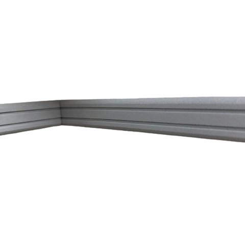 Boiserie Moldura Rodameio de Eva Adesivo e Flexível *orion 2,5cmx 5mm 25 Metros* Cinza