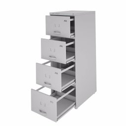 Arquivo de Aço 04 Gav. SIMPLES – (60cm) – CHAPA # 26 – 1,36×0,47×0,60m – CZ/CZ – AMAPA – 13101 - 1