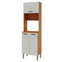 Ver imagem 1 de Torre Quente Kit Forno Freijó White Laca Brilho