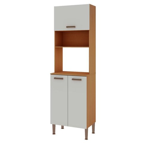 Torre Quente Kit Forno Freijó White Laca Brilho