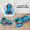 Ver imagem 4 de Carrinho Controle Remoto Giro 360 90 Graus Flip Som Luzes Super Carro Criança Divertido Criança