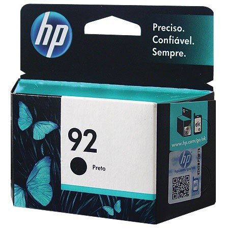 Cartucho HP 92 C9362WB Preto 5,5ML HP PSC 1510/2575/C4180 - 2