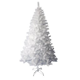 Árvore de Natal Pinheiro Suíço Branco Luxo Premium 900 Galhos 2,10m - Master Christmas - 1
