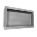 Ver imagem 3 de Nicho para Banheiro e Cozinha Parede Embutir 30x60 Liso Cinza