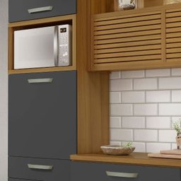 Cozinha Princesa 3pcs com Paneleiro Freijo/grafite Nesher - 6