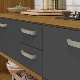 Cozinha Princesa 3pcs com Paneleiro Freijo/grafite Nesher - 4